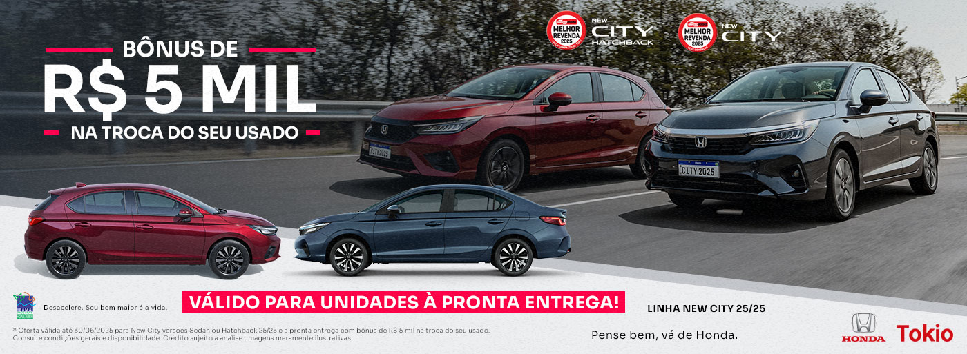 Oferta New City Sedan e Hatchback