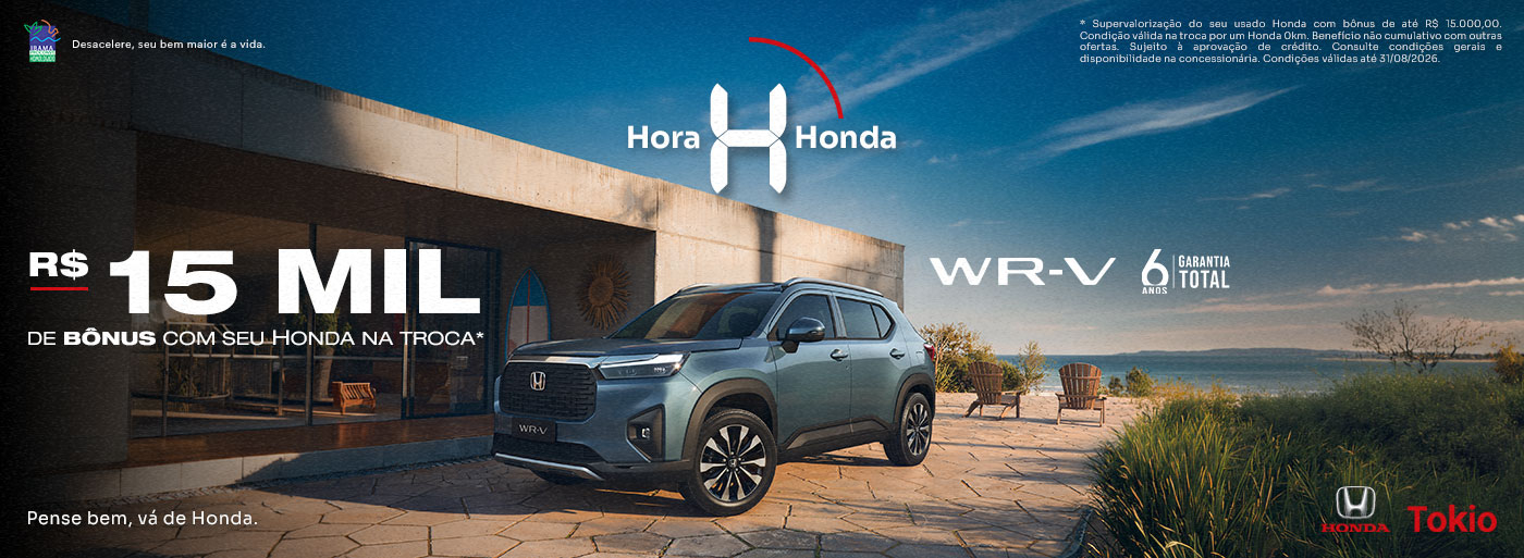 Oferta Bônus WR-V 0Km