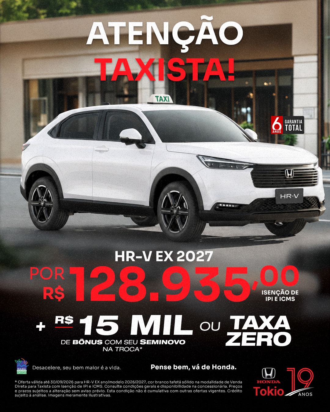 Condição Especial Taxista